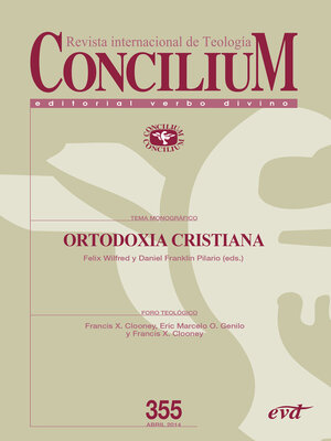 cover image of Ortodoxia cristiana. Concilium 355